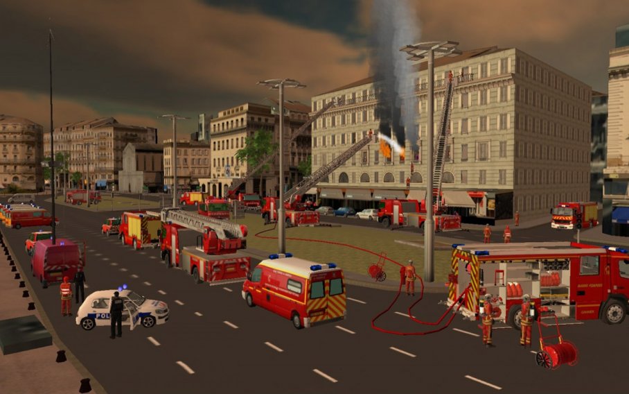Simulazione realta virtuale intervento pompieri
