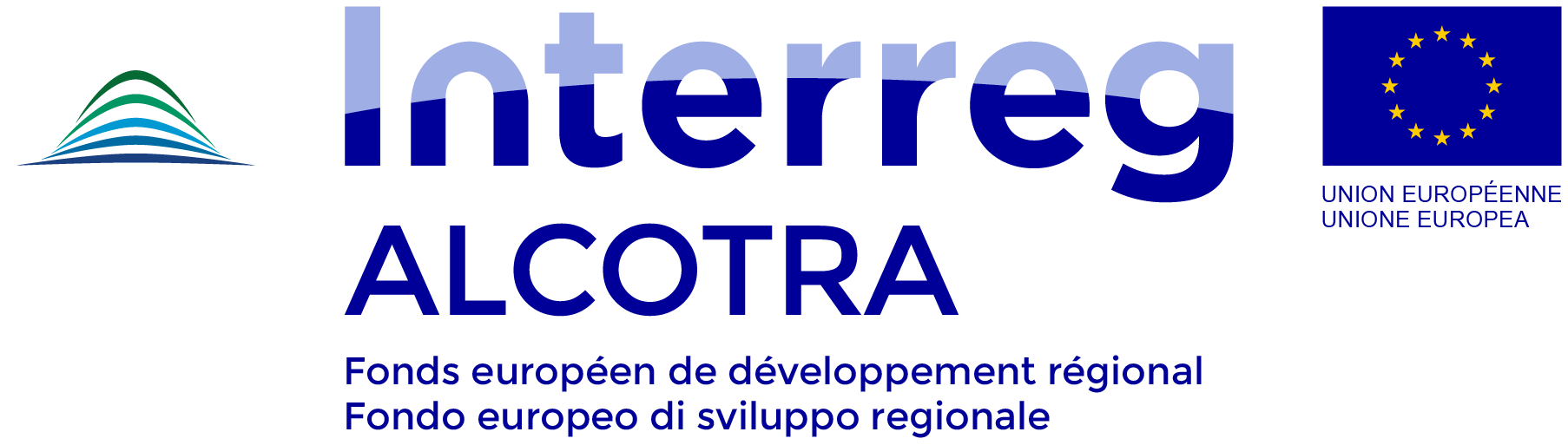 Logo Interreg Alcotra - Fondo Europeo di Sviluppo Regionale