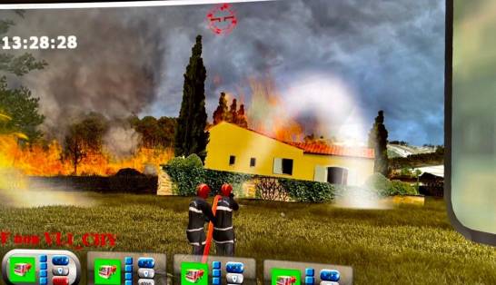 Formation feu de forêt au SDIS 73 en réalité virtuelle