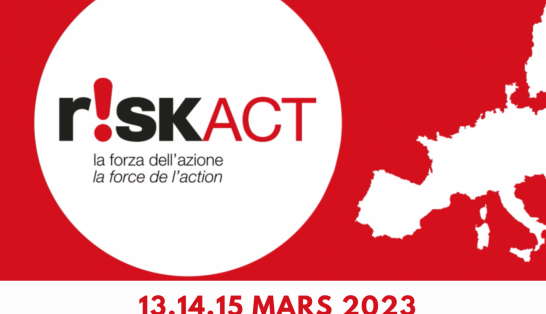 Dal 13 al 15 marzo, alla Cittadella dei Giovani di Aosta si tiene l'evento di chiusura del Progetto RISK-ACT